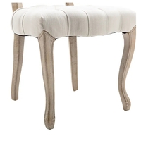 French Vintage Tufted Button Performance Fabric Dining Chair - W21236872 - Thumbnail 7