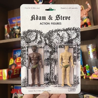 Adam and Steve Action Figures