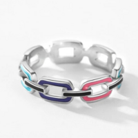 Colorful Link Ring  - Thumbnail 5