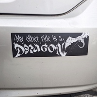 Dragon Bumper Sticker - Thumbnail 1