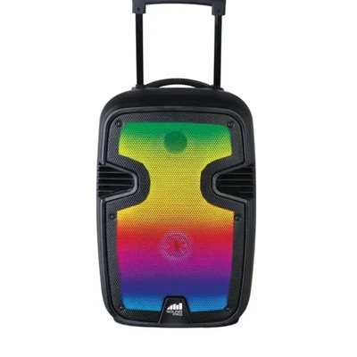 Portable bluetooth blaze party speaker with full glow disco lights - nds-1215 - Thumbnail 4