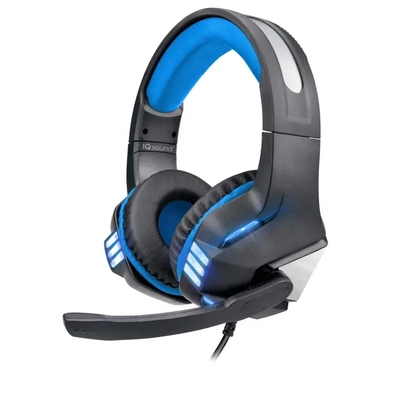 Pro-wired gaming headset - iq-480g blu - Thumbnail 4