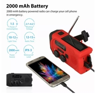 2000mAh Emergency LED Radio Solar Hand Crank AM/FM/NOAA Flashlight Phone Charger - 723466572768 - Thumbnail 6