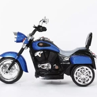 6V Freddo Toys Chopper Style Ride on Trike - TR1501-Blue - Thumbnail 1