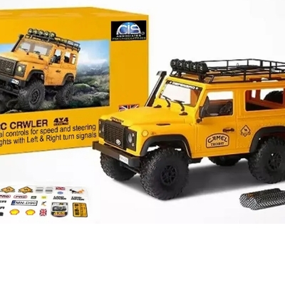 1:10 scale land rover "camel trophy" suv with lights, 2.4 ghz and rechargeable batteires - w28079-cis98