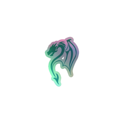 Dragon shape holographic stickers