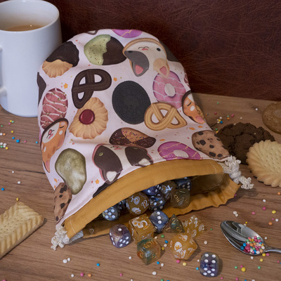 Tea time cats dice bag *discounted* 