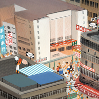 Pei Ho Street Market, Sham Shui Po Giclée Print (A3 or A4 size) - Thumbnail 1