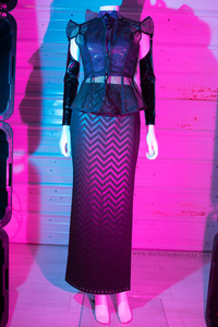 Intrigue Garter Sleeves - Shiny Black - Thumbnail 8