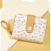 Cute Cat Meow Meow Wallet Purse - Thumbnail 3