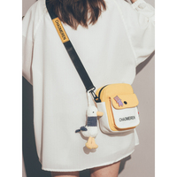 Student cell phone bag small fresh crossbody canvas bag - Thumbnail 1