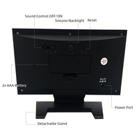 Alarm Clock Weather Station Thermometer Temperature Humidity Monitor - Thumbnail 2