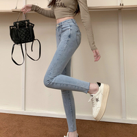 Love Heart Pocket Skinny Jeans - Thumbnail 4