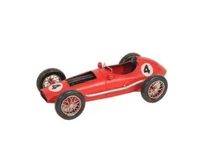1958 Red Metal Ferrari 246 F1 Model Race Car - AJ109