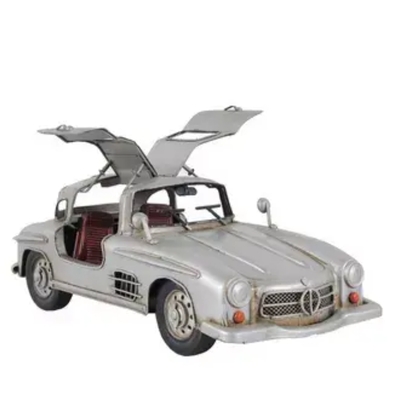 Mercedes benz 300l gullwing silver model coupe - aj083 - Thumbnail 4