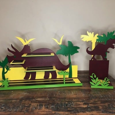 Boys toniebox console and figures shelf 