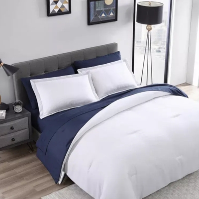 Chestnut reversible 7 piece bed in a bag comforter set - 90053