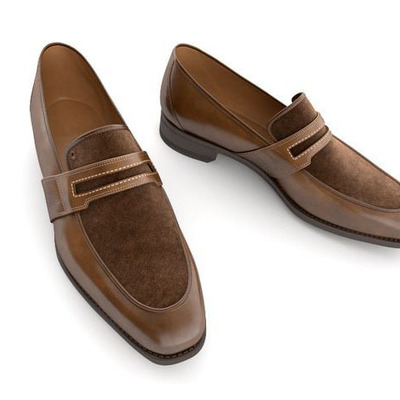 Handmade men two tone spectator shoes, men's brown dress leather shoes