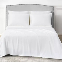 White Bambusa 7-Piece Sheet Set - WHITEKING - Thumbnail 1