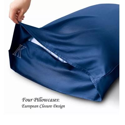 Navy blue bambusa 7-piece sheet set - navyblueking