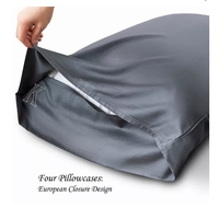 Grey Bambusa 7-Piece Sheet Set - GREYKING - Thumbnail 5