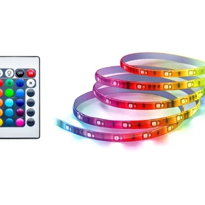 Led rgb 10 meter (33 ft) strip light with remote - csll064-014 - Thumbnail 3