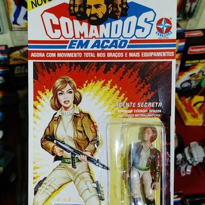 Gi joe comandos em acao sparta (cover girl) by estrela brazil
