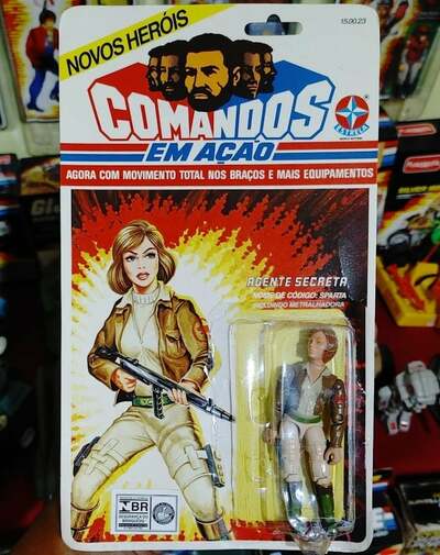 GI Joe Comandos Em Acao Sparta (Cover Girl) by Estrela Brazil