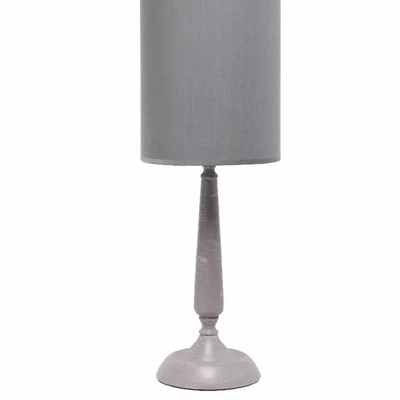 Traditional candlestick table lamp - lt2075-gry - Thumbnail 3