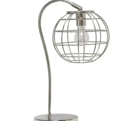 Lalia home arched metal cage table lamp - lht-5061-rg