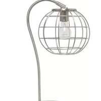 Lalia Home Arched Metal Cage Table Lamp - LHT-5061-RG - Thumbnail 1