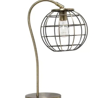 Lalia Home Arched Metal Cage Table Lamp - LHT-5061-RG - Thumbnail 3