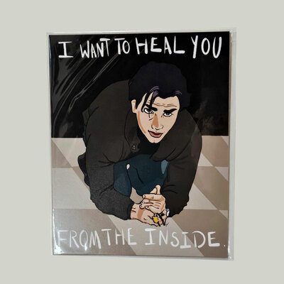 I Want To Heal You From The Inside Semi-Gloss Giclee Print 