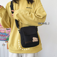 Cartoon Bear Girl Student Crossbody Bag - Thumbnail 4