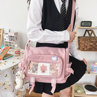 Card transparent student shoulder bag - Thumbnail 2