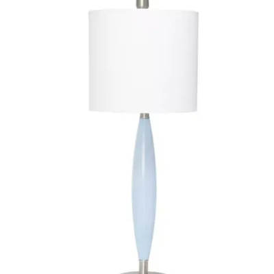 Lalia home stylus table lamp with white fabric shade - lht-5036-bl - Thumbnail 2