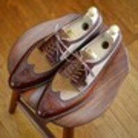 New Handmade Mens 5 Eyelet Derby Full Brogue Long Wing-tip Dress Shoes - Thumbnail 4