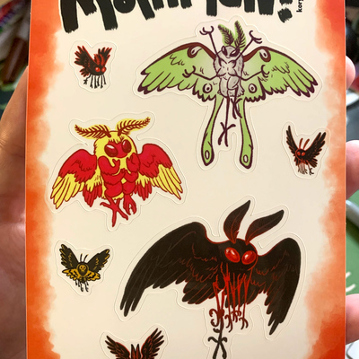 Cryptids sticker sheets! - Thumbnail 2