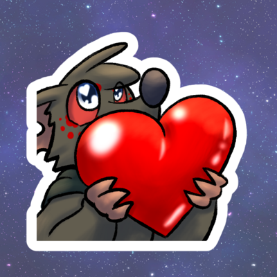 Star warriors sticker sheet emote series 1 - rat