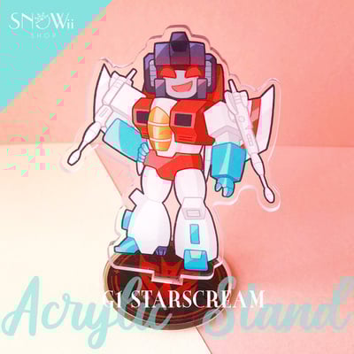 G1 starscream acrylic stand