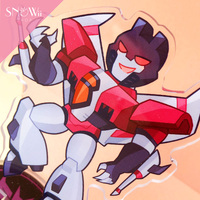 TFA Starscream Acrylic Stand - Thumbnail 1