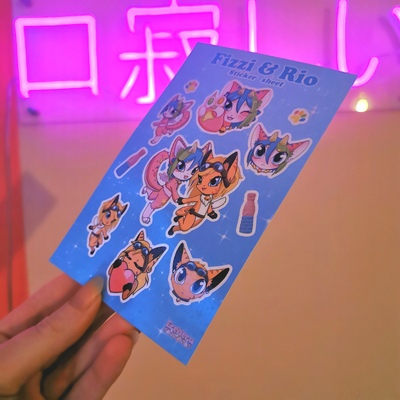 Fizzi / rio sticker sheet