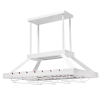 Elegant Designs 2 Light LED Overhead Wine Rack - WR1000-ORB - Thumbnail 1