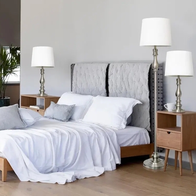 Lalia home perennial morocco classic 3 piece metal lamp set (2 table lamps, 1 floor lamp) - lhs-1004-bs - Thumbnail 2