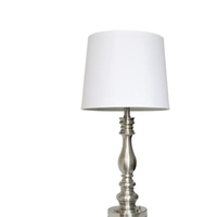 Lalia Home Perennial Morocco Classic 3 Piece Metal Lamp Set (2 Table Lamps, 1 Floor Lamp) - LHS-1004-BS - Thumbnail 6