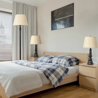 Lalia Home Homely Oxford Classic 3 Piece Metal Lamp Set (2 Table Lamps, 1 Floor Lamp) - LHS-1003-RZ - Thumbnail 5