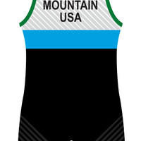 CNWC women's cut blue singlet - Thumbnail 1