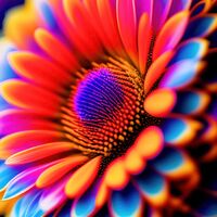 Colourful Daisy Cross Stitch Pattern - Thumbnail 2