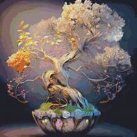 Bonsai Cross Stitch Pattern - Thumbnail 1