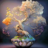 Bonsai Cross Stitch Pattern - Thumbnail 2